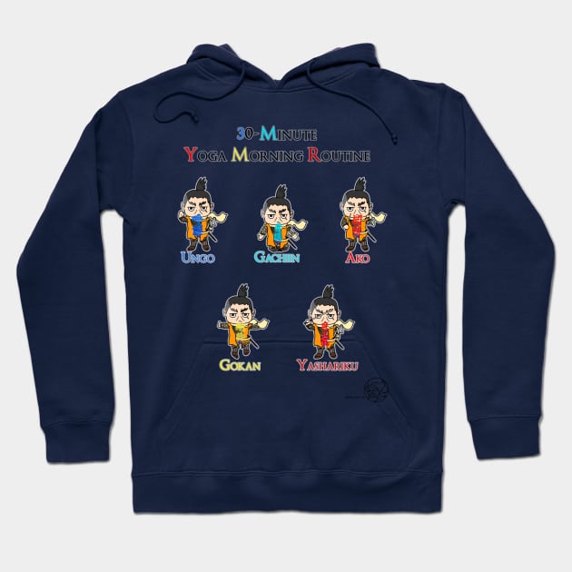 Sekiro yoga Routine Hoodie by moonfist